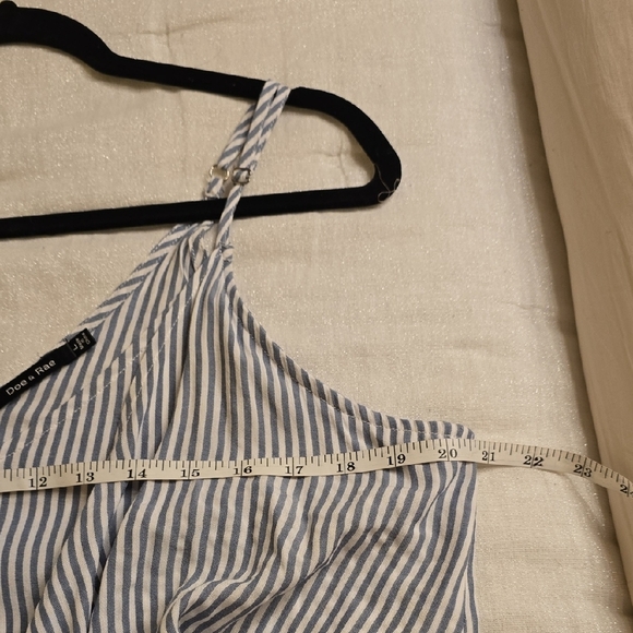 Doe & Rae Blue and White Striped Camisole - Picture 10 of 12